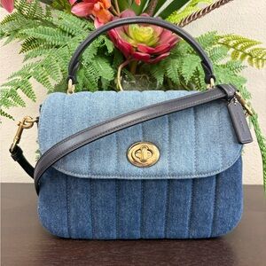 Coach Marlie Top Handle Satchel With Quilting